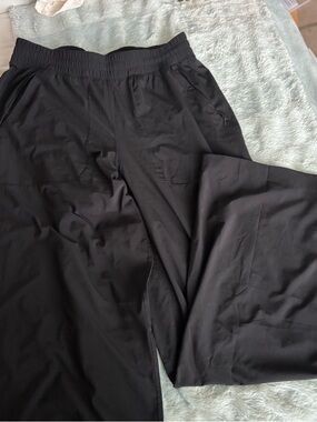 lululemon athletica Wide Leg Black Pants
